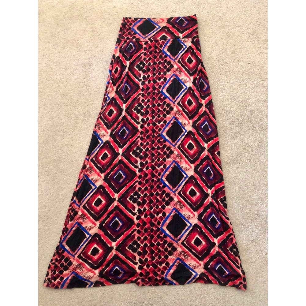 Printed Maxi Skirt from Wet Seal